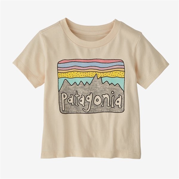 Patagonia Baby Fitz Roy Skies T-Shirt - Undyed Natural